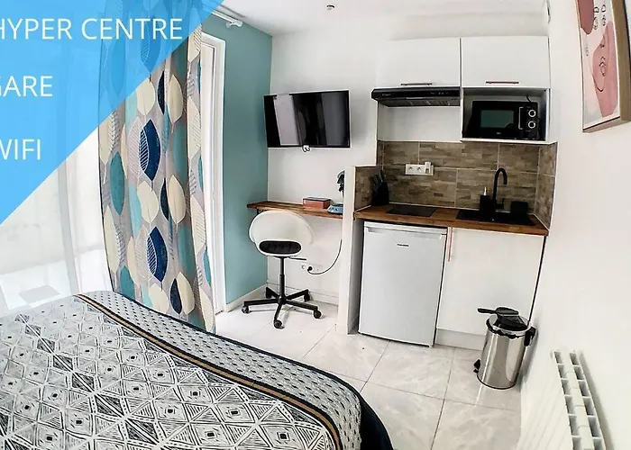 Studio Cosy Gare Amiens Tout Équipé Wifi Netflix 2Pers